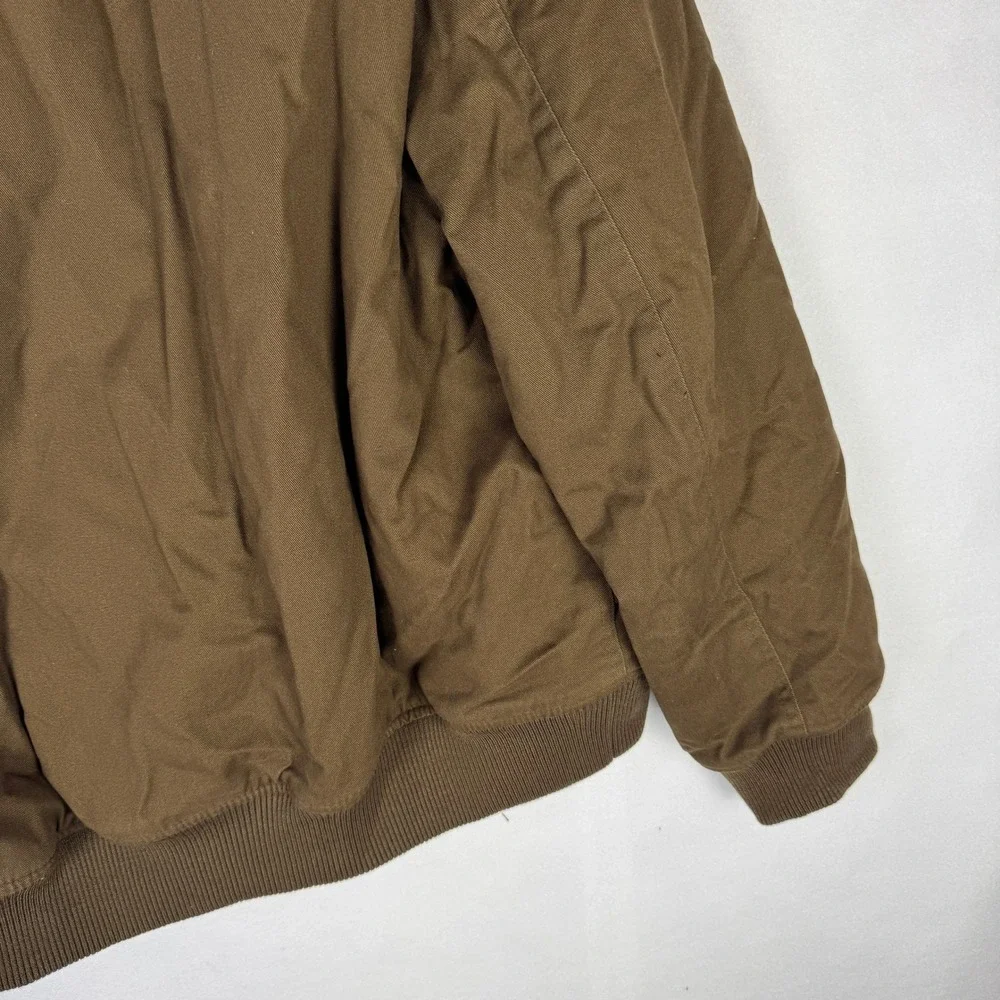 Mode of One Mens Multi Pocket Bomber Jacket Dark Walnut Brown XL 100194438MN